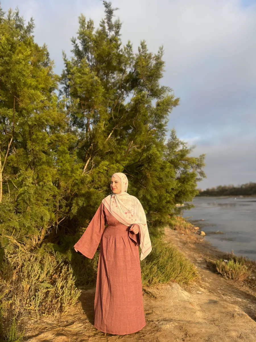 Blush Blossom Abaya